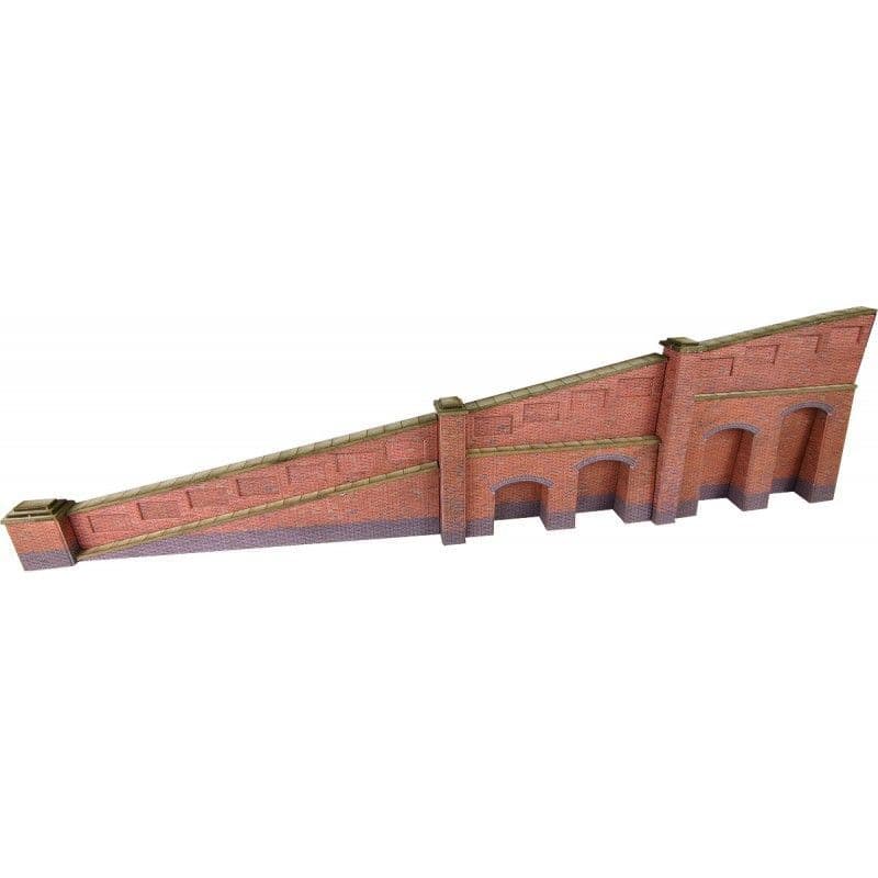 Metcalfe PN148 N Gauge Tapered End Wall - Brick