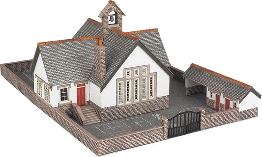 Metcalfe PN153 N Gauge Village School - Midi Kit