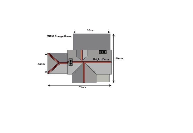 Metcalfe PN157 N Gauge Grange House