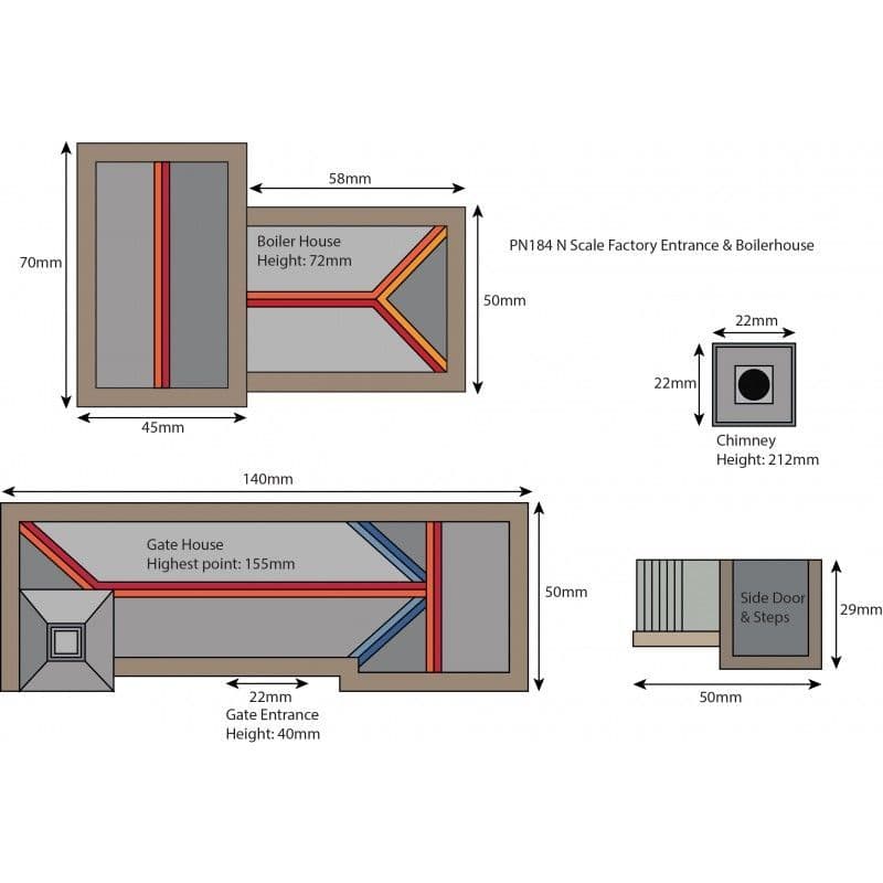 Metcalfe PN184 N Gauge Boiler House & Factory Ent.