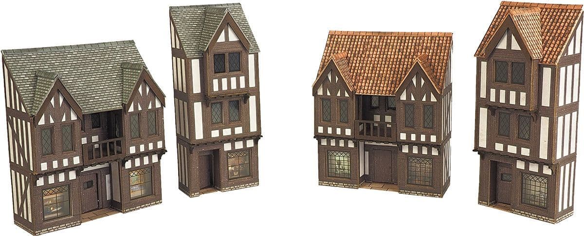 Metcalfe PN190 N Gauge L/R Timber Framed Shop - Midi Kit