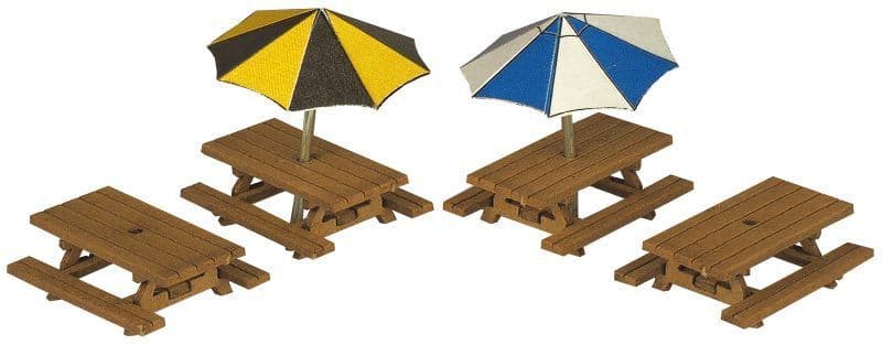 Metcalfe PN810 N Gauge Picnic Tables