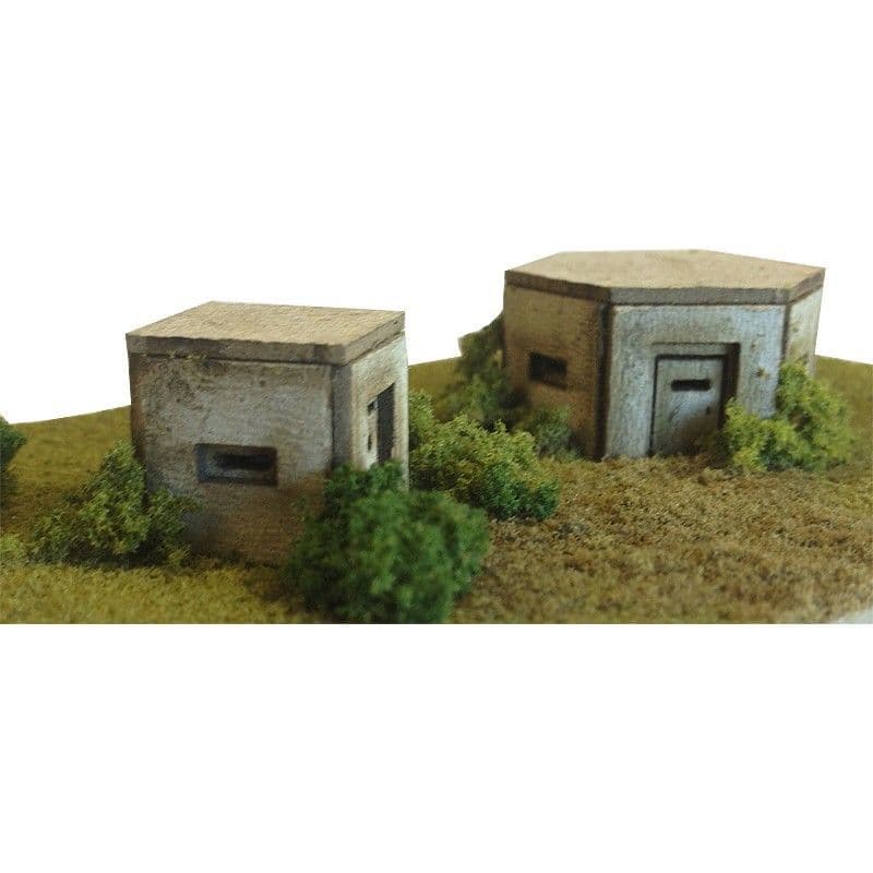 Metcalfe PN820 N Gauge Pillboxes - LAST FEW - Item Discontinued
