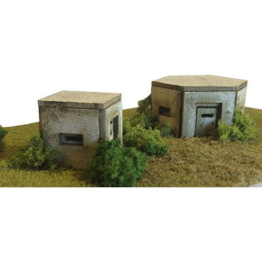 Metcalfe PN820 N Gauge Pillboxes - LAST FEW - Item Discontinued