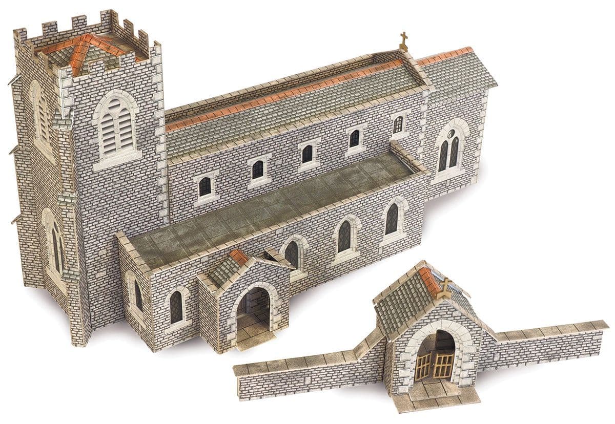 Metcalfe PN926 N Gauge Parish Church