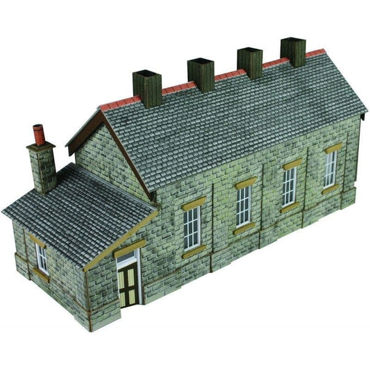 Metcalfe PN932 N Gauge Single Engine Shed - Stone