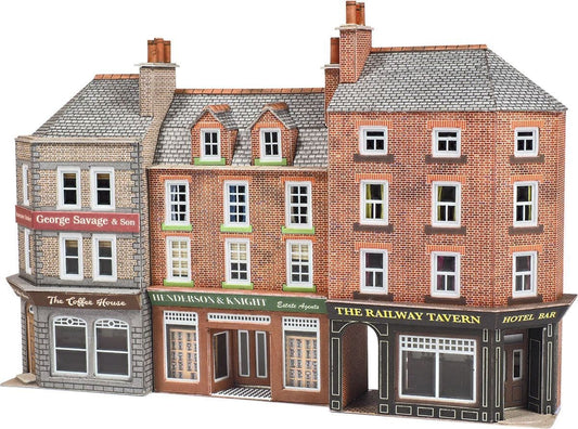Metcalfe PN972 N Gauge Low Relief Pub & Shops