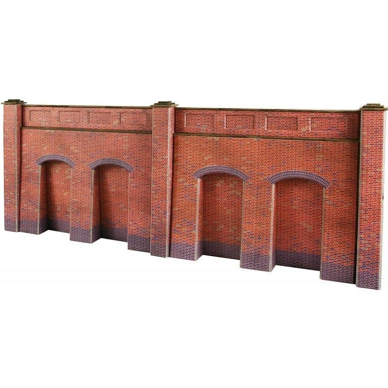Metcalfe PO244 00/H0 Scale Retaining Wall - Brick