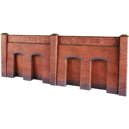 Metcalfe PO244 00/H0 Scale Retaining Wall - Brick