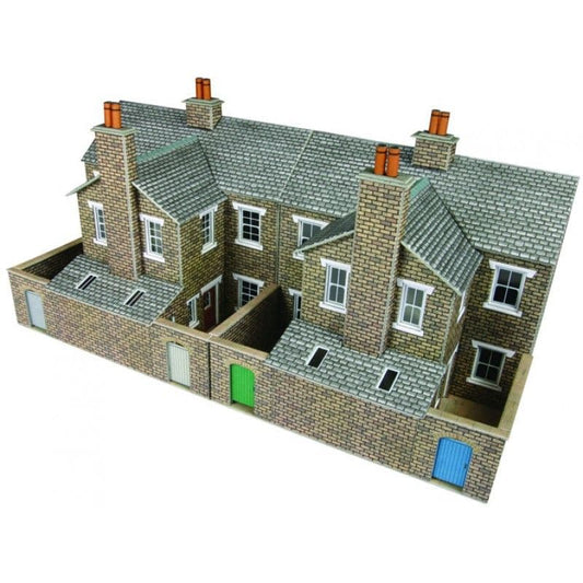 Metcalfe PO277 00/H0 Scale Low Relief House Back - Stone