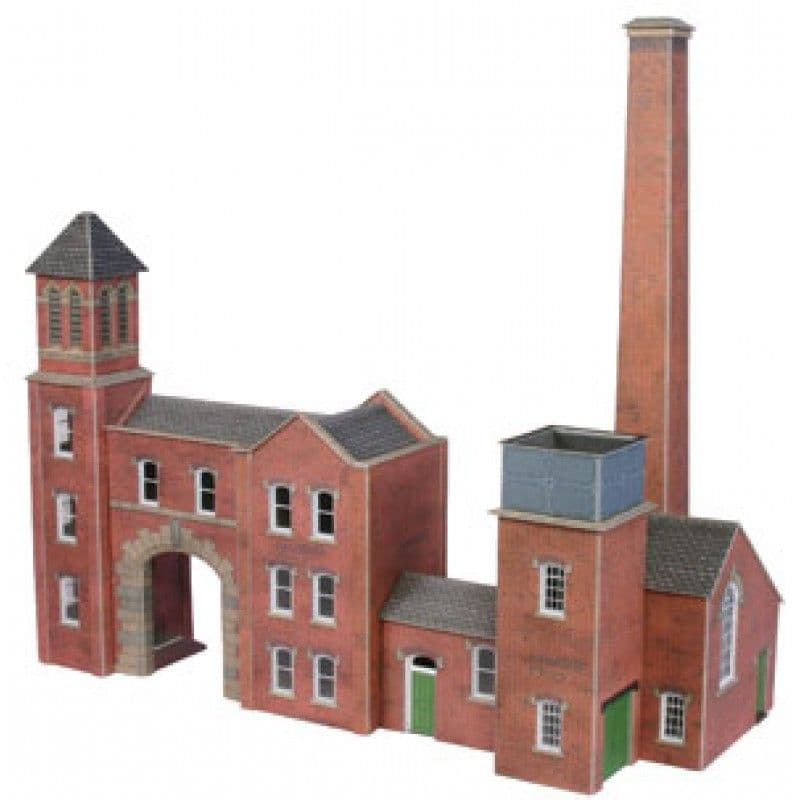 Metcalfe PO284 00/H0 Scale Boiler House & Factory Ent.