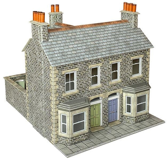 Metcalfe PO301 Terr Houses - Stone OO Gauge