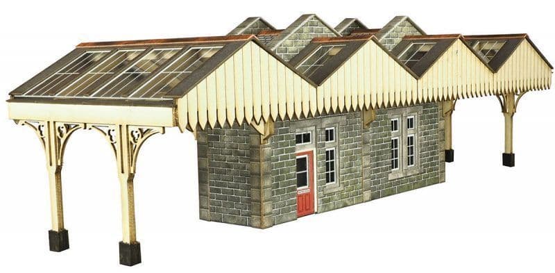Metcalfe PO322 00/H0 Scale Island Platform Building
