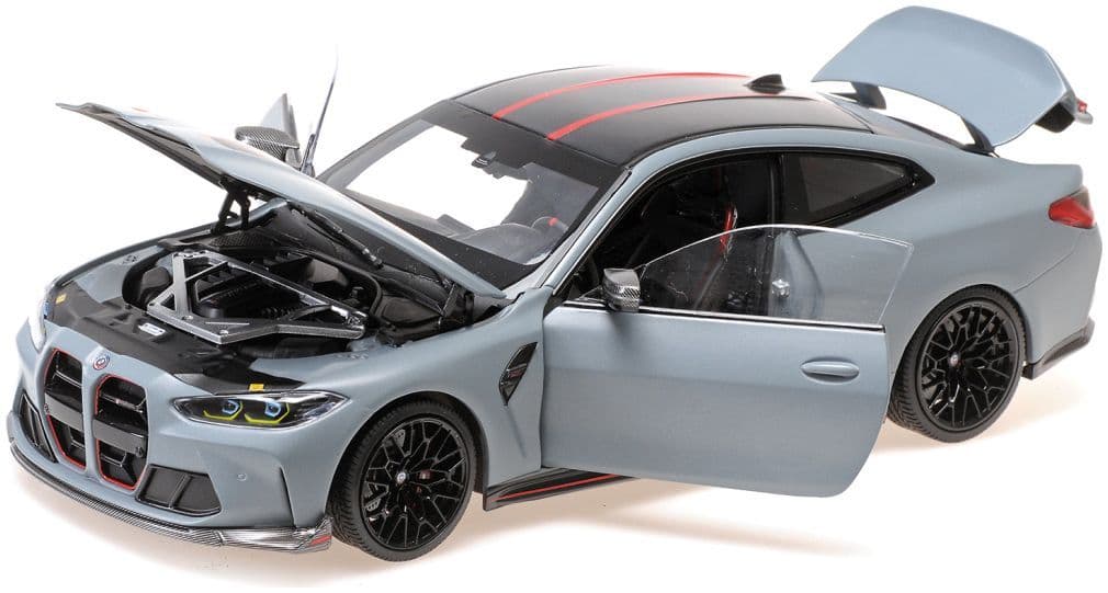 Minichamps 110 023022 Bmw M4 Csl, 2023, Matt Blue 1:18 Scale *PRE ORDER £187.84*