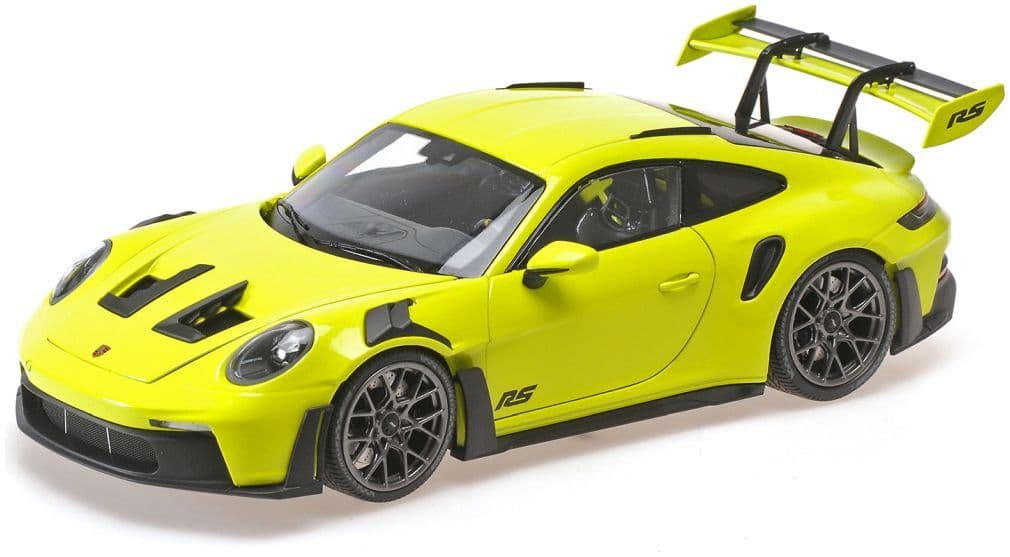 Minichamps 110 062028 Porsche 911 (992) Gt3Rs 2023, Acid Green W Black Wheels 1:18 Scale *PRE ORDER £187.84*