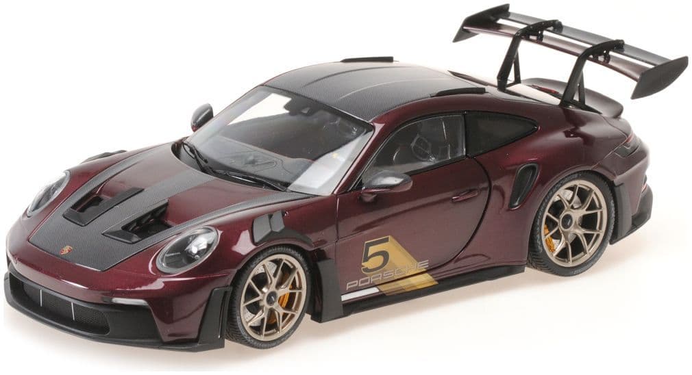 Minichamps 110 062029 Porsche 911 (992) Gt3Rs 2023, Purple W Gold Wheels 1:18 Scale *PRE ORDER £187.84*