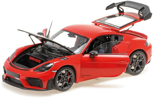 Minichamps 110 062120 Porsche Cayman Gt4 Rs 2024, Red W/ Weissach Package 1:18 Scale *PRE ORDER £187.84*