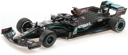 Minichamps 110 200444 Mercedes-Amg W11 Eq Perf. 2020 L. Hamilton British Gp Flat Tyre 1:18 Scale *PRE ORDER £152.14*