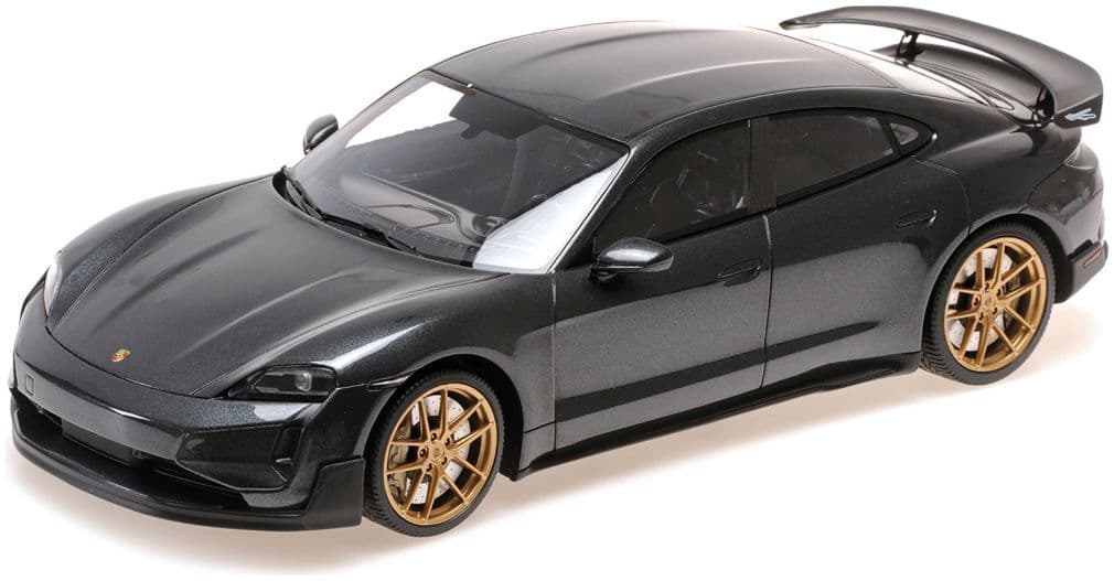Minichamps 117 069401 Porsche Taycan Turbo Gt, 2024, Grey 1:18 Scale *PRE ORDER £178.49*