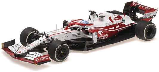 Minichamps 117 212307 Alfa Romeo C41 2021 K. Raikkonen Abu Dhabi Gp Final 1:18 Scale *PRE ORDER £178.49*