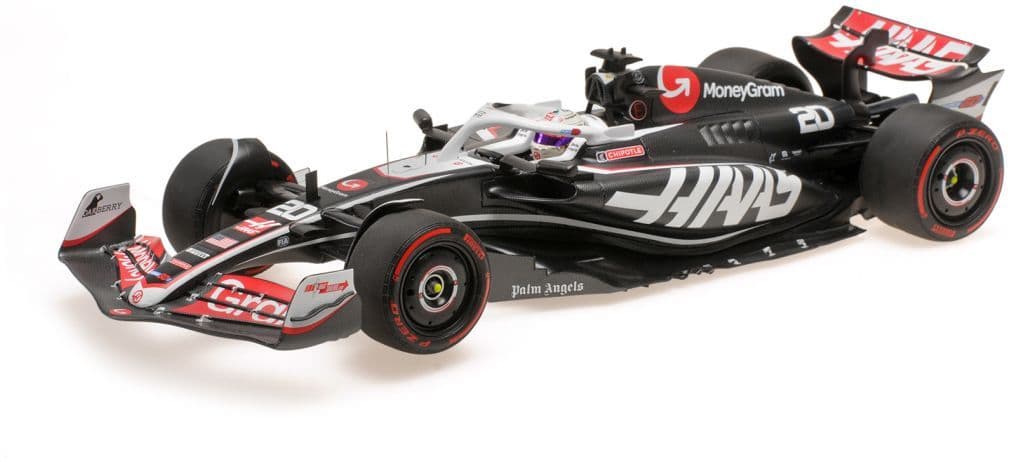 Minichamps 117 240120 Moneygram Haas F1 Team Vf-24 Kevin Magnussen, 2024 1:18 Scale *PRE ORDER £181.89*