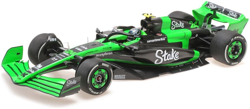 Minichamps 117 240124 Stake F1 Team Kick Sauber C44 Zhou Guanyu, China 2024 1:18 Scale *PRE ORDER £181.89*