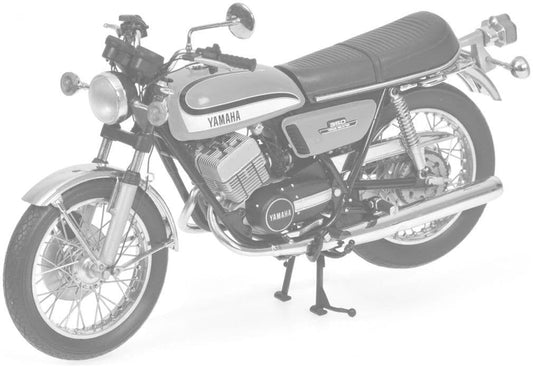 Minichamps 122 163502 Yamaha Rd 350, 1973, Blue Metallic 1:12 Scale *PRE ORDER £200.59*