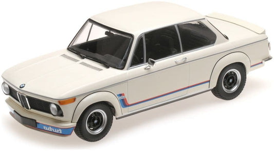 Minichamps 155 026200 Bmw 2002 Turbo, 1973, White 1:18 Scale *PRE ORDER £107.09*