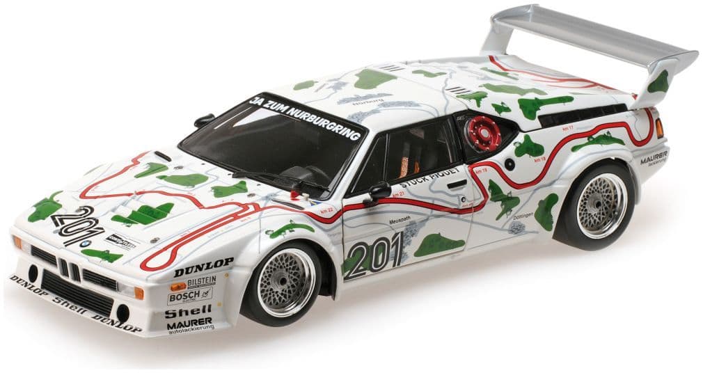 Minichamps 155 802901 Bmw M1 1980 Stuck/Piquet 3rd Adac 1000Km 1:18 Scale *PRE ORDER £124.94*