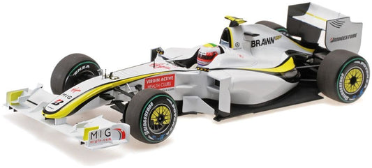 Minichamps 180 090223 Brawn Gp Bgp001 Rubens Barrichello, Winner Gp Europe 2009 1:18 Scale *PRE ORDER £160.64*