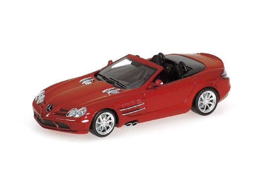 Minichamps 400 037131, Mercedes Slr Mclaren Roadster 2007, Red, LAST FEW.