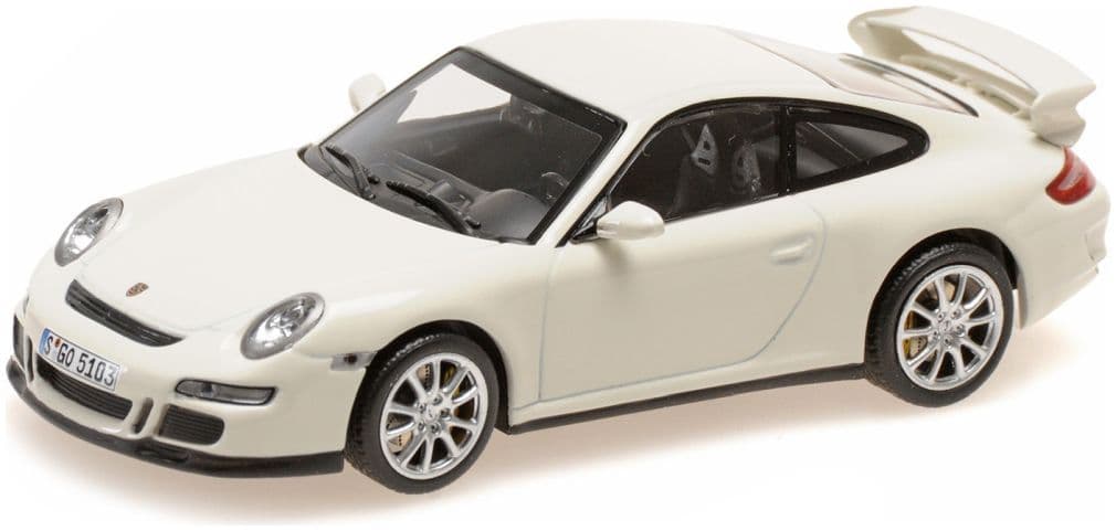 Minichamps 400 065402 Porsche 911 Gt3 2006 White Sport Auto 1:43 Scale *PRE ORDER £62.89*