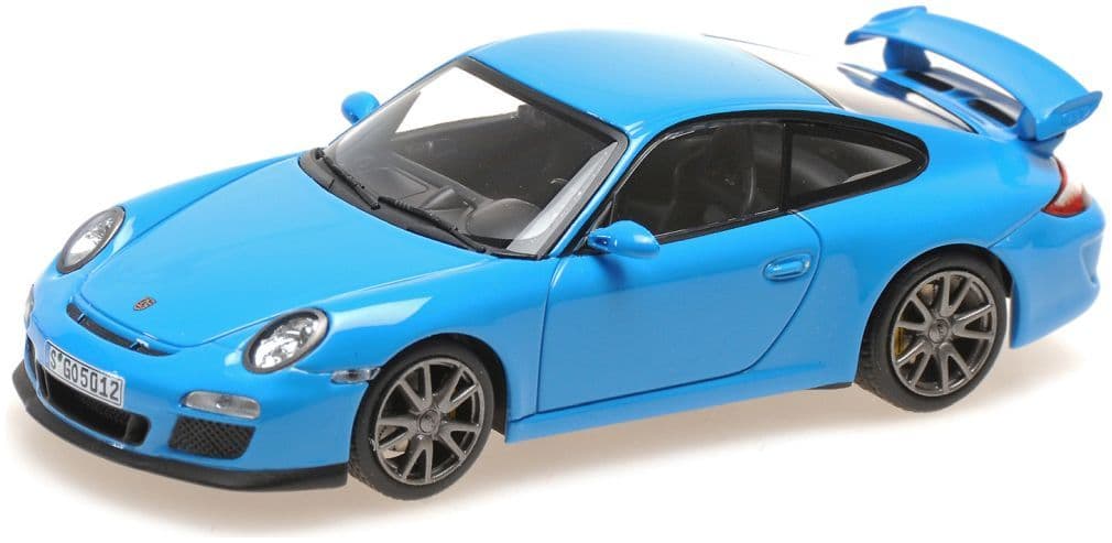 Minichamps 400 068025 Porsche 911 Gt3, 2009, Blue, Sport Auto 1:43 Scale *PRE ORDER £62.89*