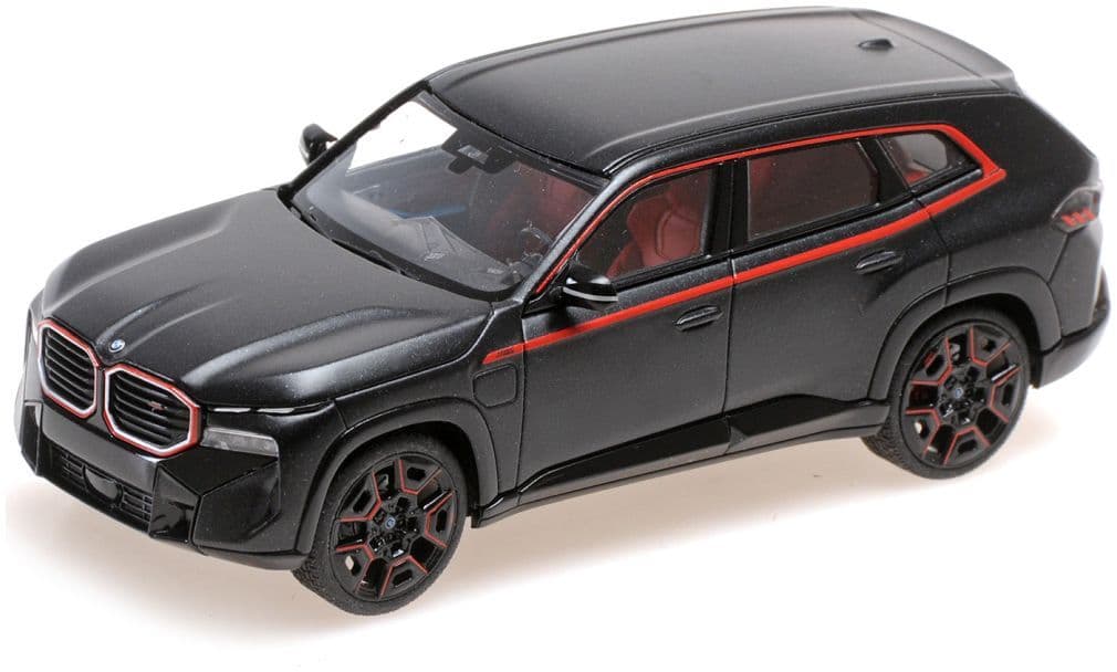 Minichamps 410 023301 Bmw Xm, 2023, Black Metallic (Red Label) 1:43 Scale *PRE ORDER £53.54*