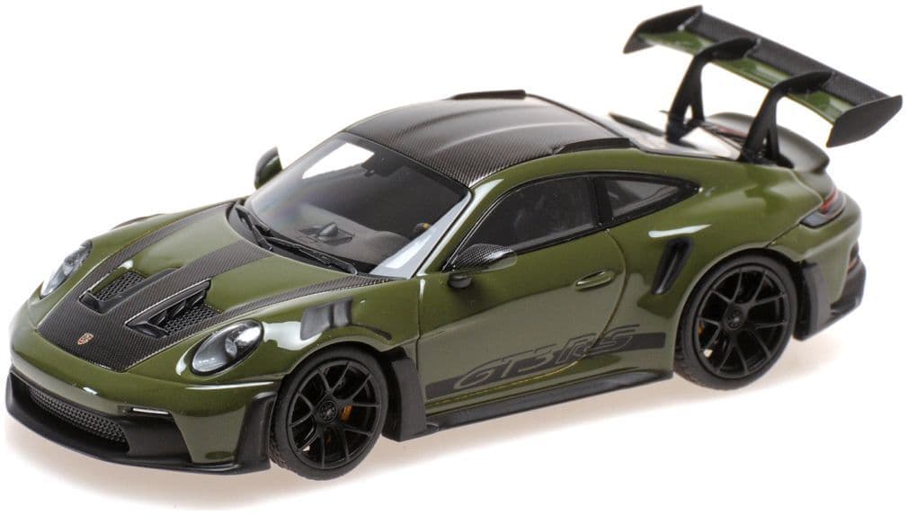 Minichamps 410 062110 Porsche 911 (992) Gt3Rs 2024, Nato Olive W Black Wheels 1:43 Scale *PRE ORDER £53.54*