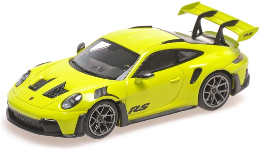 Minichamps 410 062111 Porsche 911 (992) Gt3Rs 2023, Acid Green W Black Wheels 1:43 Scale *PRE ORDER £53.54*