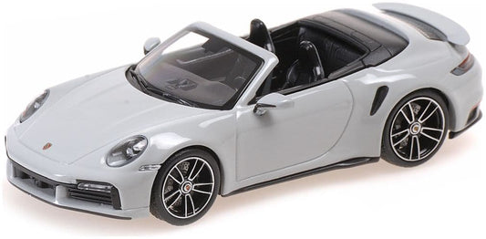 Minichamps 410 069481 Porsche 911 (992) Turbo S Cabriolet, 2019, Grey 1:43 Scale *PRE ORDER £51.84*