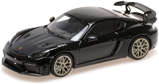 Minichamps 410 069700 Porsche Cayman Gt4 Rs 2021, Black W/ Neodyme Wheels 1:43 Scale *PRE ORDER £53.54*