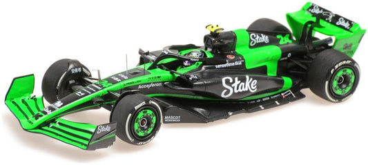 Minichamps 417 240124 Stake F1 Team Kick Sauber C44 Zhou Guanyu, Bahrain Gp 2024 1:43 Scale *PRE ORDER £73.09*