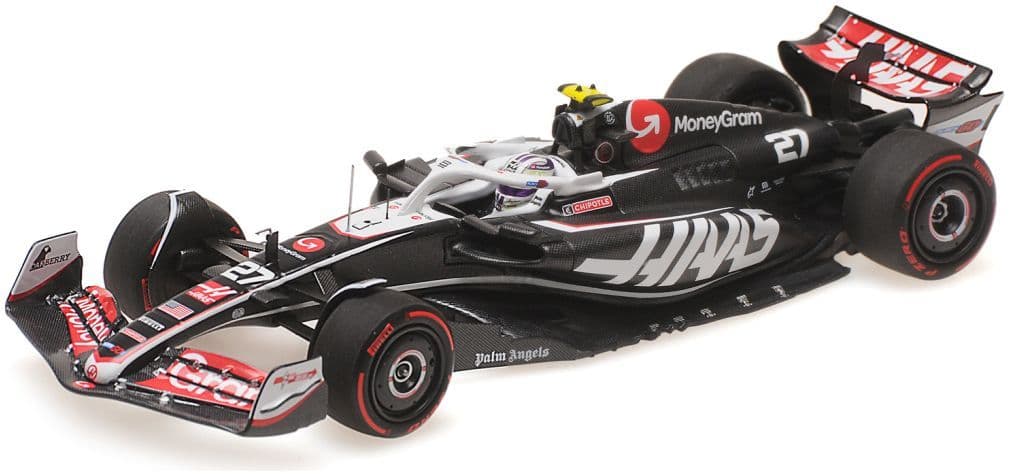 Minichamps 417 240127 Moneygram Haas F1 Team Vf-24 Nicolas Hulkenberg, 2024 1:43 Scale *PRE ORDER £73.09*