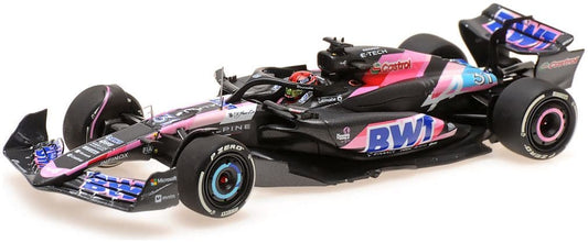 Minichamps 417 240131 Bwt Alpine F1 Team A524, Esteban Ocon 2024 1:43 Scale *PRE ORDER £73.09*