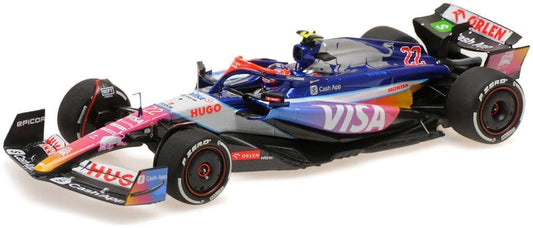 Minichamps 417 240622 Visa Cash Rb Formula One Team Vcarb 01 2024 Y. Tsunoda Miami Gp 1:43 Scale *PRE ORDER £73.09*