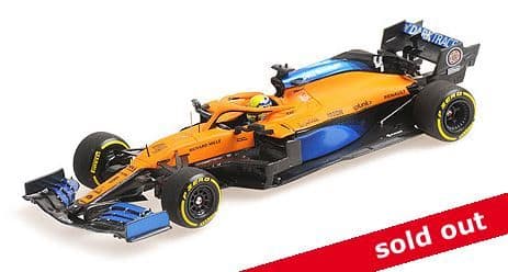 Minichamps 537 204304 Mclaren Renault Mcl35 Lando Norris, 2020, Launch Spec 1:43 Scale *PRE ORDER £68.84*