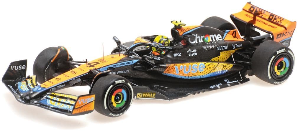 Minichamps 537 236604 Mclaren F1 Team Mcl60 Lando Norris, Abu Dhabi Gp 2023 1:43 Scale *PRE ORDER £76.49*
