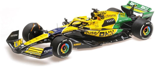 Minichamps 537 242681 Mclaren Formula 1 Team Mcl38 2024 O. Piastri 2nd Place Monaco Gp 1:18 Scale *PRE ORDER £181.89*