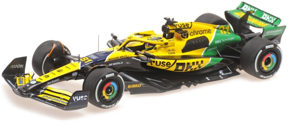 Minichamps 537 245181 McLaren MCL38 Oscar Piastri 2nd Monaco 2024 (Resin) 1:43 Scale *PRE ORDER £73.09*