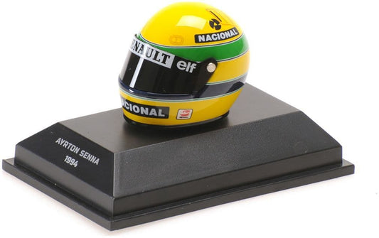Minichamps 540 309402 Helmet, Ayrton Senna 1994, Last Race 01.05.1994 1:8 Scale *PRE ORDER £31.44*