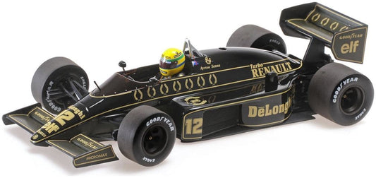 Minichamps 540 863812 Lotus Renault 98T Ayrton Senna, 1986, Dirty Version 1:18 Scale *PRE ORDER £160.64*