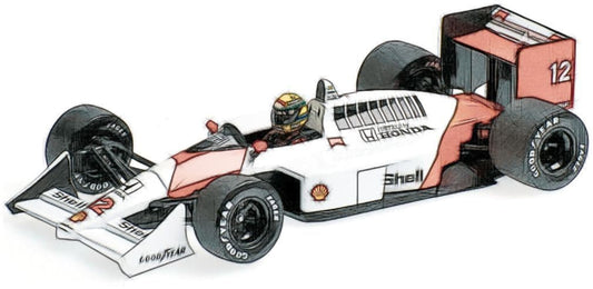 Minichamps 540 883812 Mclaren Honda Mp4/4, Dirty Version 1988 A. Senna World Champion 1:18 Scale *PRE ORDER £160.64*