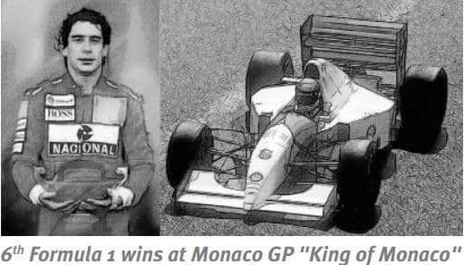 Minichamps 540 933358 Mclaren Ford Mp4/8, Dirty Version 1993 A. Senna Monaco Gp Winner 1:43 Scale *PRE ORDER £89.24*